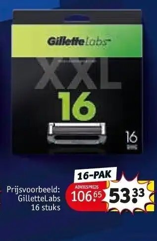 Gillettelabs 16 stuks