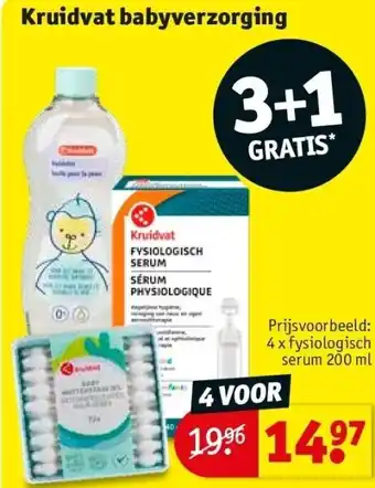 Kruidvat Kruidvat babyverzorging aanbieding