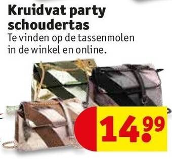 Kruidvat Kruidvat party schoudertas aanbieding