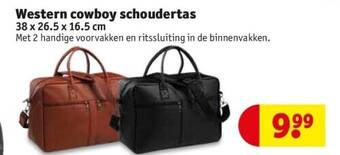 Kruidvat Western cowboy schoudertas aanbieding