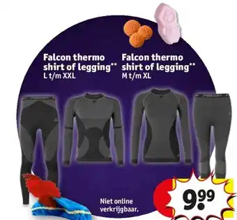 Kruidvat Falcon thermo shirt of legging aanbieding