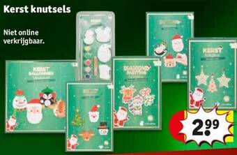 Kruidvat Kerst knutsels aanbieding