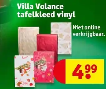 Kruidvat Villa volance tafelkleed vinyl aanbieding