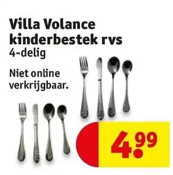 Villa volance kinderbestek rvs