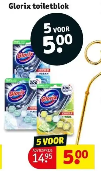 Kruidvat Glorix toiletblok aanbieding