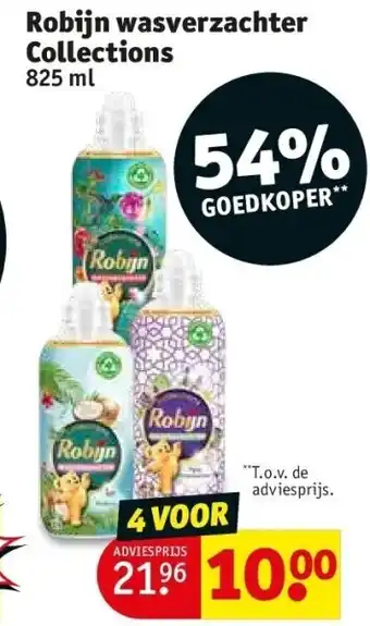 Kruidvat Robijn wasverzachter collections 825 ml aanbieding