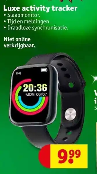 Kruidvat Luxe activity tracker aanbieding