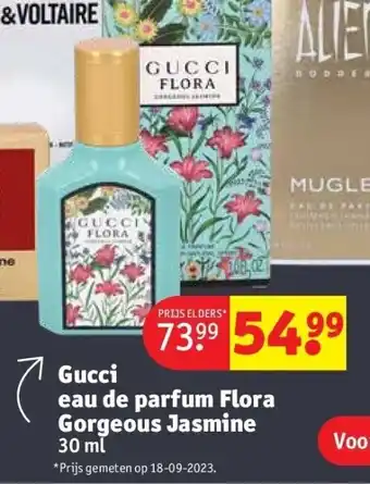 Kruidvat Gucci eau de parfum flora gorgeous jasmine 30 ml aanbieding