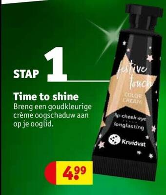 Kruidvat Time to shine aanbieding