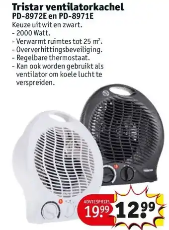Kruidvat Tristar ventilatorkachel aanbieding