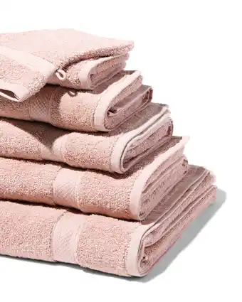 HEMA Hema handdoeken - zware kwaliteit lichtroze (lichtroze) aanbieding