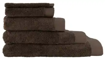 Hema handdoeken - hotel extra zacht taupe (taupe)
