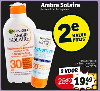 Kruidvat Ambre Solaire aanbieding
