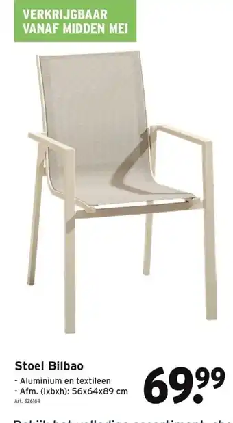 GAMMA Stoel Bilbao aanbieding