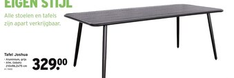 GAMMA Tafel Joshua aanbieding