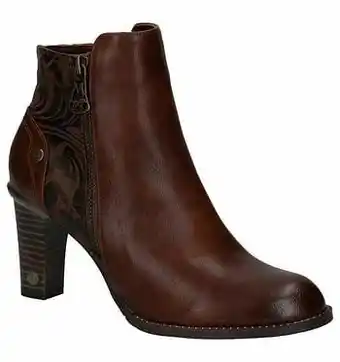 Torfs Mustang Cognac Enkellaarzen aanbieding