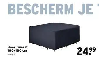 GAMMA Hoes tuinset 180x180 cm aanbieding