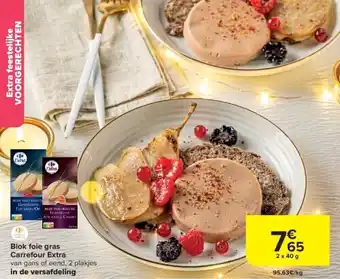 Carrefour Blok foie gras carrefour extra aanbieding
