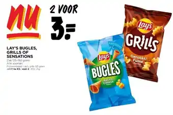 Jumbo Lay’s bugles, grills of sensations aanbieding
