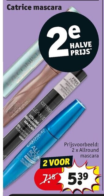 Kruidvat Catrice mascara aanbieding