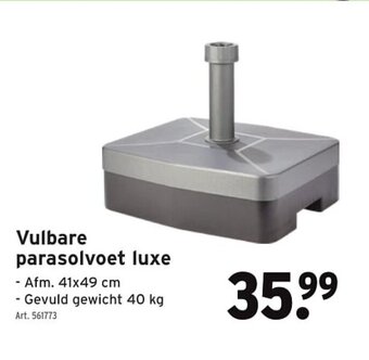 GAMMA Vulbare parasolvoet luxe aanbieding