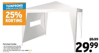 GAMMA Partytent Caribe aanbieding