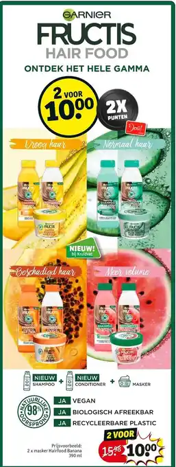 Kruidvat Garnier Fructis Hair Food aanbieding