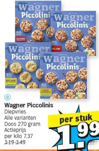 Albert Heijn Wagner piccolinis aanbieding