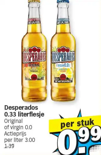 Albert Heijn Desperados 0.33 literflesje aanbieding