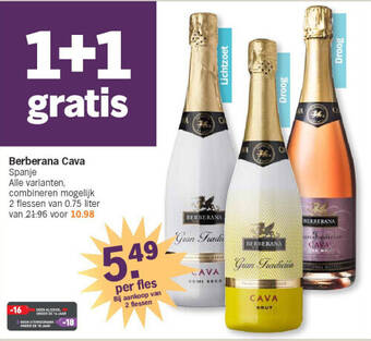 Albert Heijn Berberana cava aanbieding