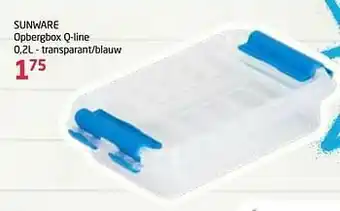 Sunware opbergbox q-line