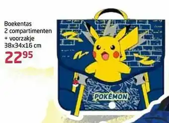 Vavantas Boekentas 2 compartimenten + voorzakje aanbieding