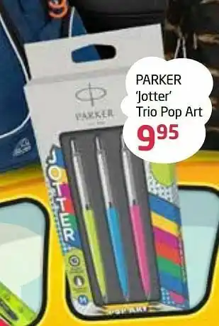 Parker jotter trio pop art