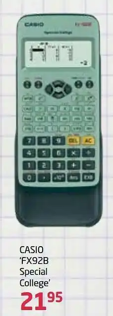 Casio fx92b special college