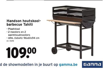 GAMMA Handson houtskoolbarbecue tahiti aanbieding
