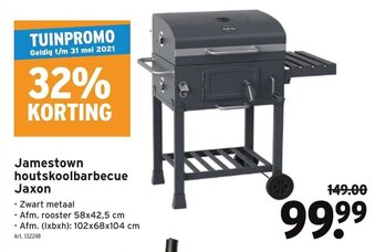 GAMMA Jamestown houtskoolbarbecue jaxon aanbieding