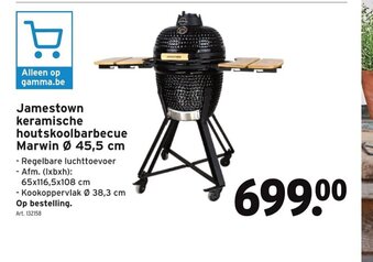 GAMMA Jamestown Keramische houtskoolbarbecue Marwin aanbieding