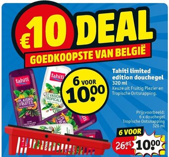 Kruidvat Tahiti limited edition douchegel 320ml aanbieding