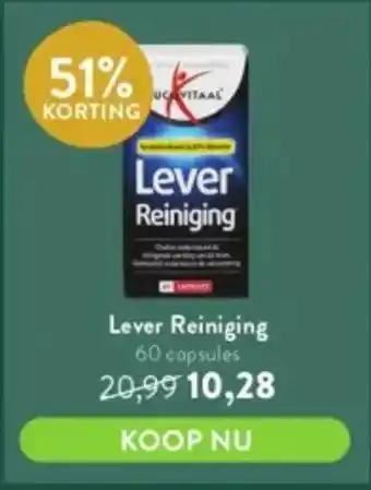 Holland & Barrett Lever Reiniging 60 capsules aanbieding