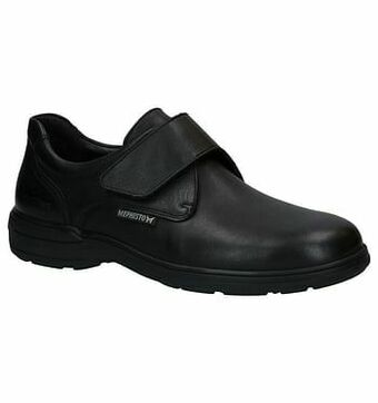 Mephisto Delio Riko Zwarte Velcroschoenen
