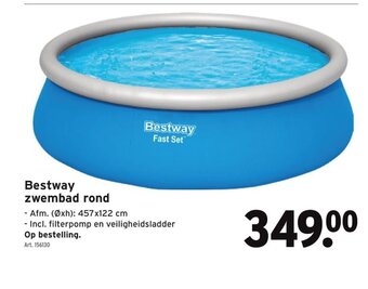 Bestway zwembad rond