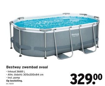 Bestway zwembad ovaal