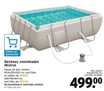 GAMMA Bestway zwembaden Mistral aanbieding