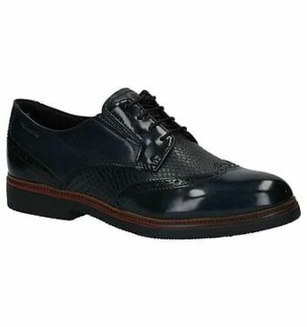 Tamaris TOUCH it Blauwe Veterschoenen