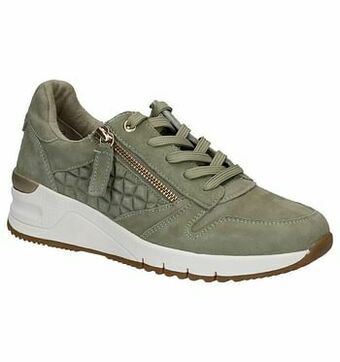 Tamaris Groene Veterschoenen
