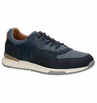 Torfs Bullboxer Blauwe Veterschoenen aanbieding