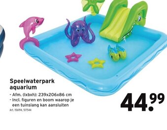 Speelwaterpark aquarium