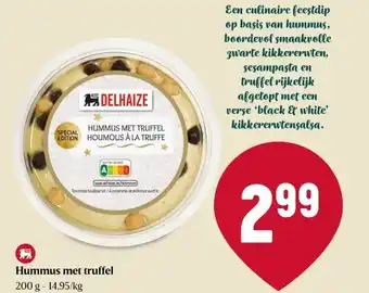 Hummus met truffel