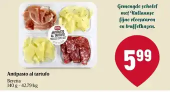 Delhaize Antipasto al tartufo aanbieding