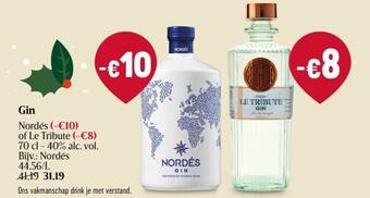 Delhaize Gin aanbieding